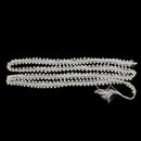 85x1cm Pearl Beaded Sewing Lace Trims Ribbon Dress Decor Craft White