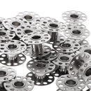 25 Pieces Metal Bobbins Sewing Machine Bobbins Case Organizer with Case 25mm