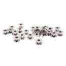 25 Pieces Metal Bobbins Sewing Machine Bobbins Case Organizer with Case 25mm