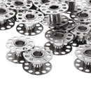 25 Pieces Metal Bobbins Sewing Machine Bobbins Case Organizer with Case 25mm