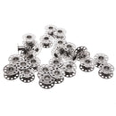 25 Pieces Metal Bobbins Sewing Machine Bobbins Case Organizer with Case 25mm