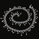 1 Yard Beaded Lace Trims Chain Ribbon for Wedding Dress Shoe Decoration Crafts