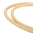 Women Ladies Fashionable Shoulder Bag Handbag DIY Replacement Accessory Handle Braided Rope Handbag Strap Pack of 2PCS Gold