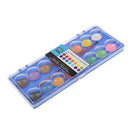 16 Colors Portable Solid Watercolor Cake Kids School Painting Pigment Brush Art Set with Box