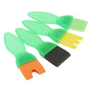 4 Pieces Sponge Paint Brush Seal Sponge Brush Plastic Handle Kids Painting Tool