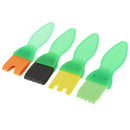 4 Pieces Sponge Paint Brush Seal Sponge Brush Plastic Handle Kids Painting Tool