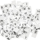100pcs White Wooden Alphabet Tile Set Crafts Embellishments Blocks Cube for Scrapbooking