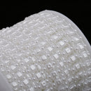 15m Pearl Beads Chain Ribbon Trim For Wedding Party Dress Decor Home Furnishing DIY White