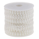 15m Pearl Beads Chain Ribbon Trim For Wedding Party Dress Decor Home Furnishing DIY White