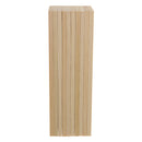 20x Natural Smooth Blank Wood Slices Rectangle Plaque For Modelling Material