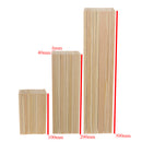 20x Natural Smooth Blank Wood Slices Rectangle Plaque For Modelling Material