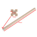 10 Pieces Balsa Wood Unfinished Wood Craft Groove Sticks Dowel Rod 11mm