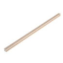 10 Pieces Balsa Wood Unfinished Wood Craft Groove Sticks Dowel Rod 11mm