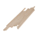 10 Pieces Balsa Wood Unfinished Wood Craft Groove Sticks Dowel Rod 11mm
