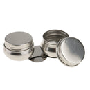 2 Pieces Stainless Steel Pots with Cover Painting Color Mixing Tool