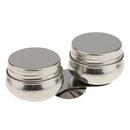 2 Pieces Stainless Steel Pots with Cover Painting Color Mixing Tool