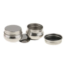 2 Pieces Stainless Steel Pots with Cover Painting Color Mixing Tool