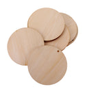 10 Pieces Wooden Round Unfinished Blank Scrapbooking Wedding Party Hanging Gift Tags 100mm