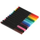 12 Pieces Watercolor Pen Marker Pen Non-Toxic Washable Markers for Kids Craft