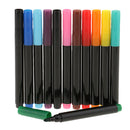 12 Pieces Watercolor Pen Marker Pen Non-Toxic Washable Markers for Kids Craft