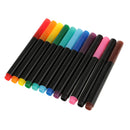 12 Pieces Watercolor Pen Marker Pen Non-Toxic Washable Markers for Kids Craft