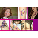 1 Set Party Fun Temporary Fashion Glitter Shimmer Tattoo Body Art Design Kit