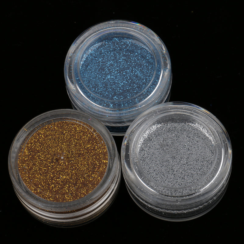 1 Set Glitter Tattoo Kit Body Art Shimmer Glitter Tattoo Temporary Tattoo