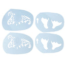 1 Set Animals Face Painting Body Art Stencil Template for DIY Festival Makeup