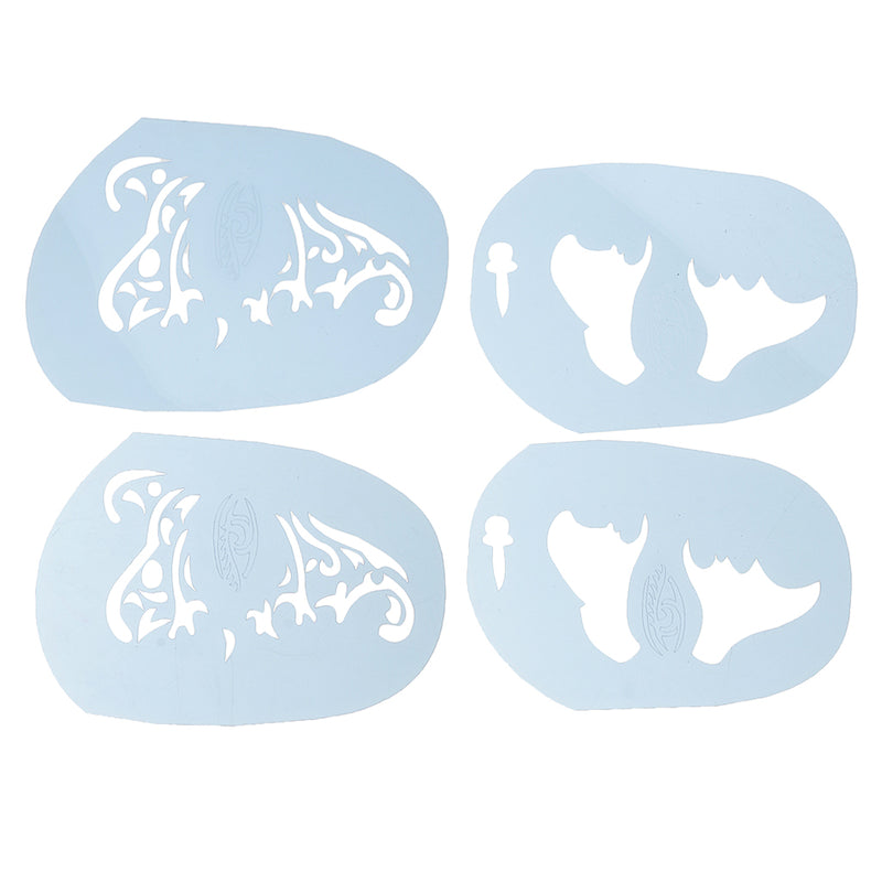 1 Set Animals Face Painting Body Art Stencil Template for DIY Festival Makeup
