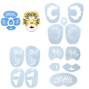 1 Set Animals Face Painting Body Art Stencil Template for DIY Festival Makeup