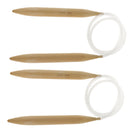 2 Pieces 150mm Circular Knitting Needle Circular Pins for Knitting Scarf