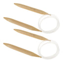 2 Pieces 150mm Circular Knitting Needle Circular Pins for Knitting Scarf