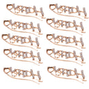 10 Pieces Happy Shape Flatback Buttons Embellishments for Crafts