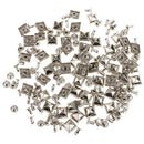 50 Pieces DIY Metal Leather Craft Repairs Studs Punk Spike Decoration Silver