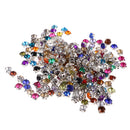 200Pieces Sew on Diamante Rhinestone Crystal Mixed Color 0.24