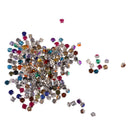 200Pieces Sew on Diamante Rhinestone Crystal Mixed Color 0.24