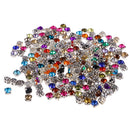 200Pieces Sew on Diamante Rhinestone Crystal Mixed Color 0.24