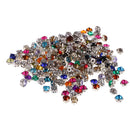 200Pieces Sew on Diamante Rhinestone Crystal Mixed Color 0.24