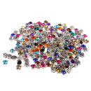 200Pieces Sew on Diamante Rhinestone Crystal Mixed Color 0.24