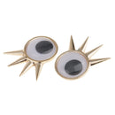 10 Pieces Alloy Single Eye Shape Flatback Embellishment Crafts Accessory DIY