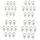 10x 925 Sterling Silver Pearl Bail Eye Pin Pendants DIY Jewelry Findings 5mm