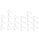 10pcs 925 Sterling Silver Ear Wire Earwire Ball French Hook Findings 14x13mm
