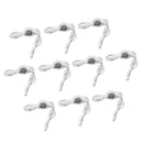 10 Pieces 925 Sterling Silver Findings Jewelry Making DIY Connectors 3mm