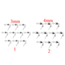 10 Pieces 925 Sterling Silver Findings Jewelry Making DIY Connectors 3mm