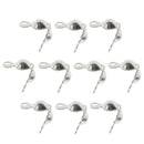 10 Pieces 925 Sterling Silver Findings Jewelry Making DIY Connectors 4mm