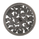 Home Furniture Decoration Accessory Antique Hollow Alloy Flower Design Charms Incense Burner Cover Censer Lid Black 4