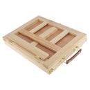 Artist Wood Tabletop Portable Painting Table Desk Box Easel with Storage Drawer