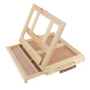 Artist Wood Tabletop Portable Painting Table Desk Box Easel with Storage Drawer