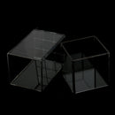 Water Planting 20cm Height Square Shaped Tabletop Glass Geometric Succulent Plant Terrarium Box Planter Flower Pot for Fern Moss