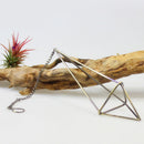 Hanging Metal Air Plant Holder Pot Planter Container 34cm with Chain